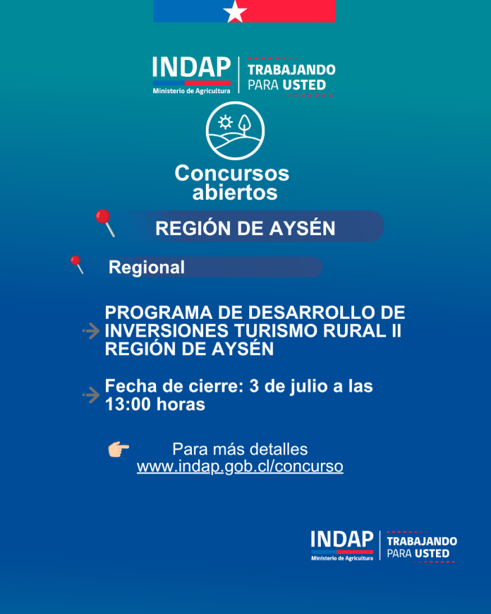 INDAP invita a usuarios a postular a los llamados a concursos vigentes
