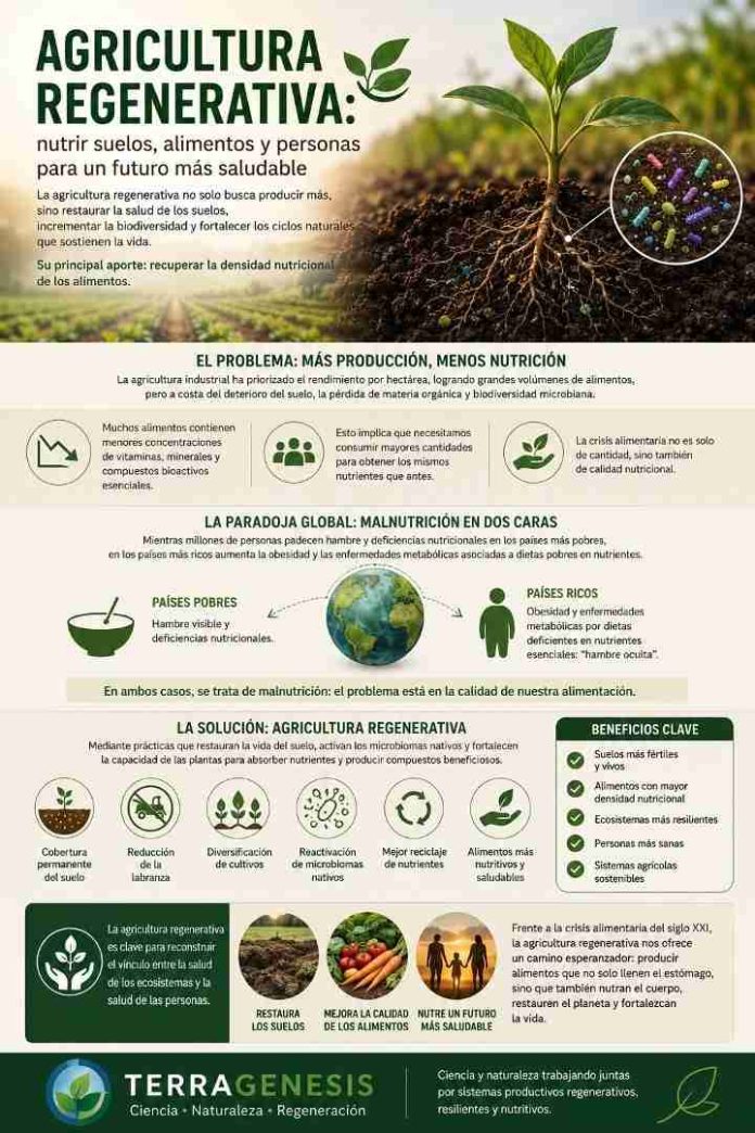 Nutrir Suelos, para mejorar la salud Humana y como la Agricultura Regenerativa es la respuesta Nutrir Suelos, para mejorar la salud Humana y como la Agricultura Regenerativa es la respuesta