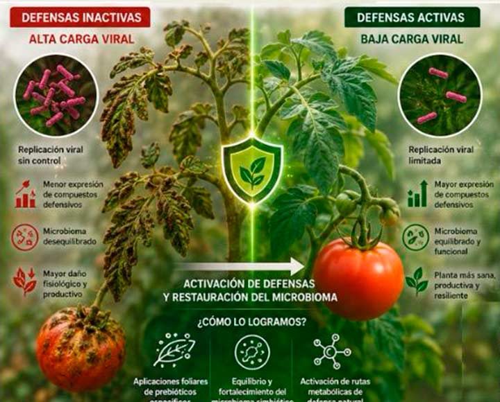 ¿Es posible silenciar el Virus del Rugoso del Tomate (ToBRFV) activando las defensas naturales de la planta? La ciencia demuestra que sí ¿Es posible silenciar el Virus del Rugoso del Tomate (ToBRFV) activando las defensas naturales de la planta? La ciencia demuestra que sí