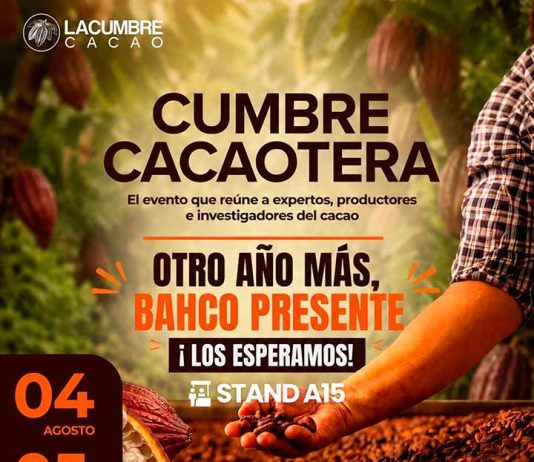 Bahco participará de la Cumbre Cacaotera 2026 en Ecuador Bahco participará de la Cumbre Cacaotera 2026 en Ecuador
