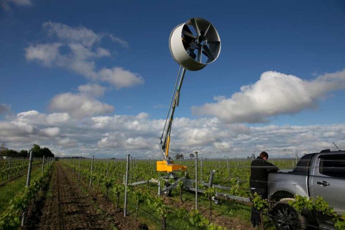 Control de heladas en frutales: La tecnología de hélices de Zimex clave ante la inminente brotación de agosto