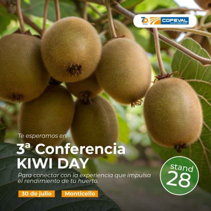 Copeval estuvo presenten en Kiwi Day 2026 con soluciones para potenciar la productividad del cultivo
