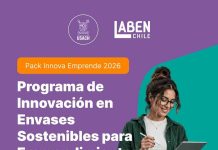 Hasta el 31 de julio: Laben Chile abre cupos para PYMEs del sector packaging sostenible Hasta el 31 de julio: Laben Chile abre cupos para PYMEs del sector packaging sostenible