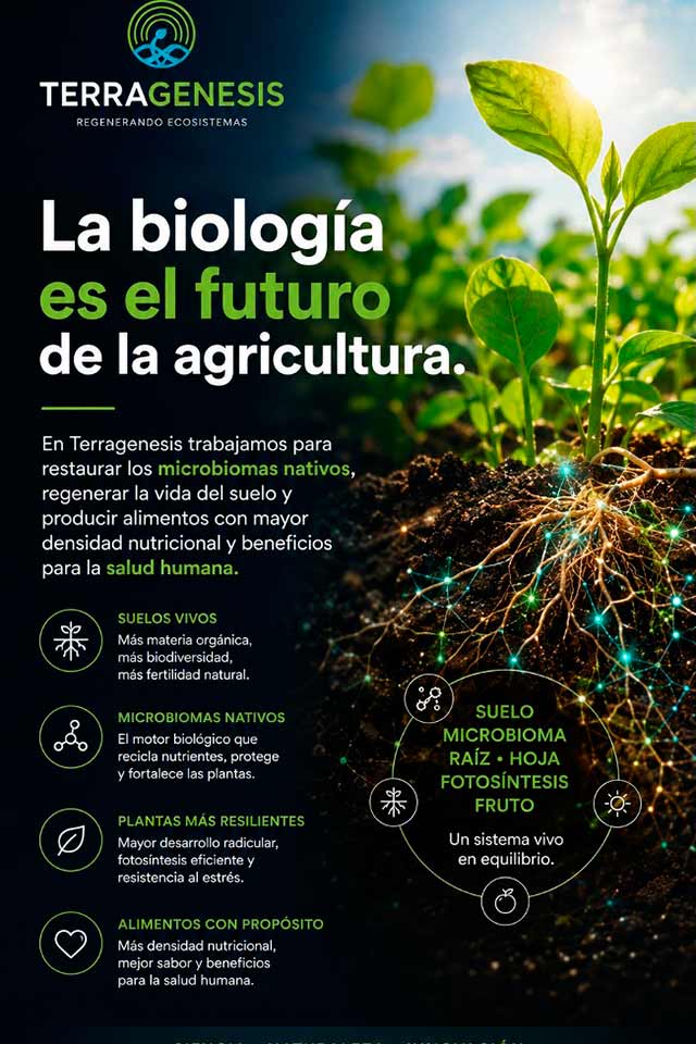 La Biología es el Futuro de la Agricultura, Terragénesis Terragenesis | Regenerando Ecosistemas para Alimentar el Futuro
