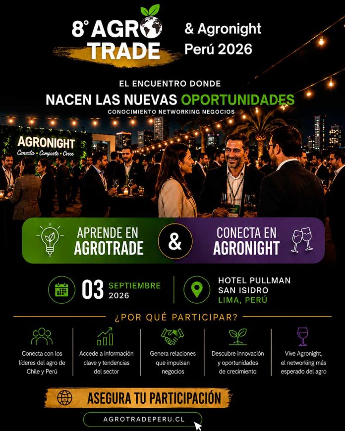 8° AgroTrade & AgroNight Perú 2026: genética vegetal e innovación en el centro del encuentro agroexportador más importante del Cono Sur 8° AgroTrade & AgroNight Perú 2026: genética vegetal e innovación en el centro del encuentro agroexportador más importante del Cono Sur