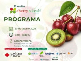 Cherry & Kiwi Conference 2026: conocimiento, innovación y nuevas decisiones para el futuro de la fruticultura Cherry & Kiwi Conference 2026: conocimiento, innovación y nuevas decisiones para el futuro de la fruticultura