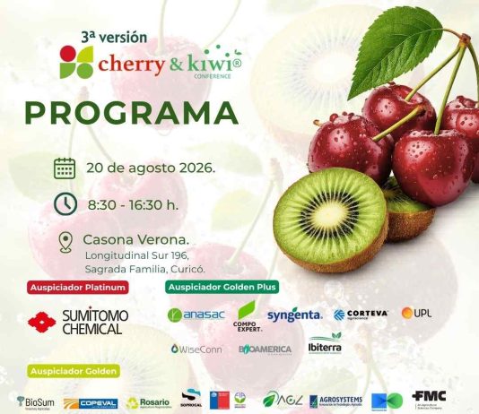 Cherry & Kiwi Conference 2026: conocimiento, innovación y nuevas decisiones para el futuro de la fruticultura