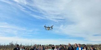 Estudiantes de Agronomía UdeC comprueban en terreno el potencial agrícola de los drones Estudiantes de Agronomía UdeC comprueban en terreno el potencial agrícola de los drones