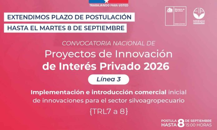 FIA extiende hasta el 8 de septiembre el plazo de postulación a la Línea 3 de su Convocatoria Nacional 2026 FIA extiende hasta el 8 de septiembre el plazo de postulación a la Línea 3 de su Convocatoria Nacional 2026