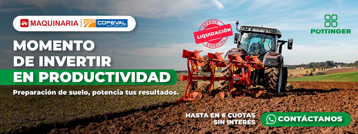 POTTINGER Maquinaria Agrícola para Preparación de Suelos, COPEVAL 2026 Liquidación Maquinaria Agrícola para Preparación de Suelos