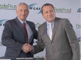Firma de acuerdo entre Fedefruta y FB Latam Firma de acuerdo entre Fedefruta y FB Latam