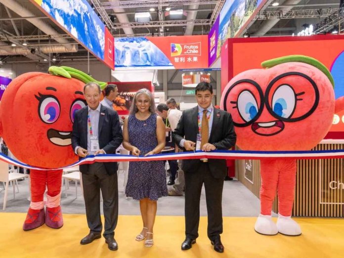 Hong Kong Pabellón de Frutas de Chile despierta alto interés en Asia Fruit Logística 2026 Hong Kong: Pabellón de Frutas de Chile despierta alto interés en Asia Fruit Logística 2026
