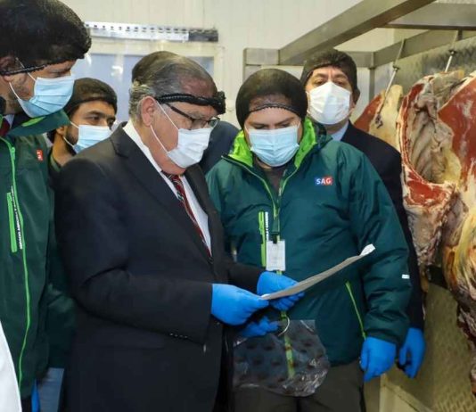 Ministro de Agricultura encabeza fiscalización de Ley de Carnes previo a Fiestas Patrias