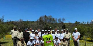 Colaboradores de Turbus, JAC y Buses Bio Bio plantaron 200 árboles nativos en la Reserva Nacional Lago Peñuelas