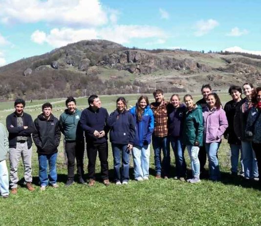 Estudiantes de Virginia Tech conocieron en terreno la investigación de INIA Tamel Aike para la ganadería de Aysén