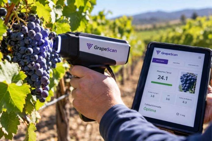 Investigadores de CITRA UTalca crean tecnología que detecta madurez de la uva en segundos Investigadores de CITRA UTalca crean tecnología que detecta madurez de la uva en segundos