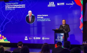 Reportaje | Ministro Campos valora Segundo Encuentro de Gobiernos Subnacionales de Desarrollo Productivo y los insta a trabajar por objetivos comunes Reportaje | Ministro Campos valora Segundo Encuentro de Gobiernos Subnacionales de Desarrollo Productivo y los insta a trabajar por objetivos comunes